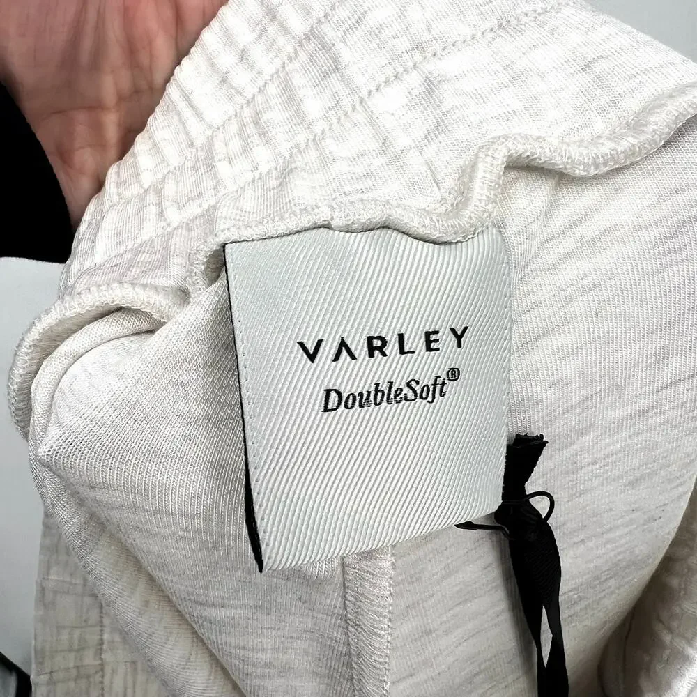 VARLEY Women's Atrium High Rise Shorts XS Ivory Marl 4.5" Inseam DoubleSoft NWT - Picture 8 of 12